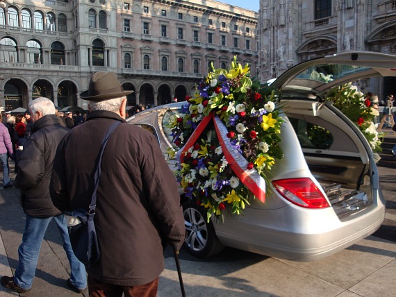 Funerali Niccolò Savarino - Piazza Duomo