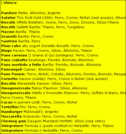 Prodotti velenosi a lista epurata