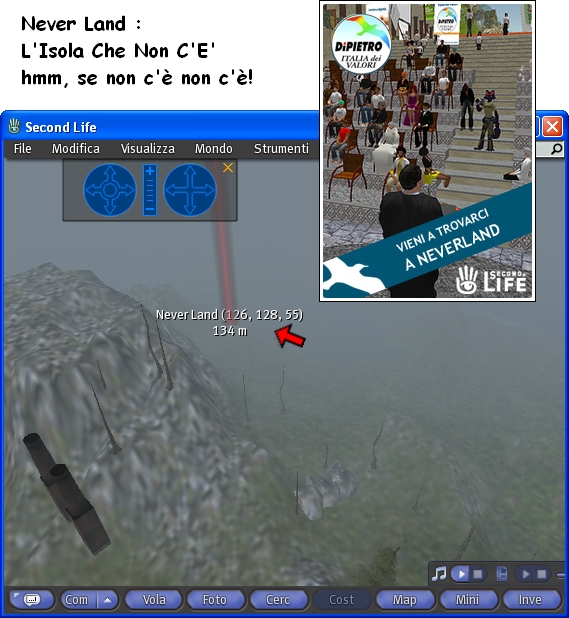 Di Pietro, il Reuccio deposto di Second Life Di Pietro, il Reuccio deposto di Second Life