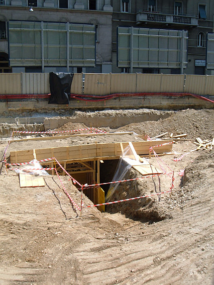 area di deposito dell'ordigno area di deposito dell'ordigno