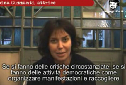 Blog Guzzanti (Sabina), razzista