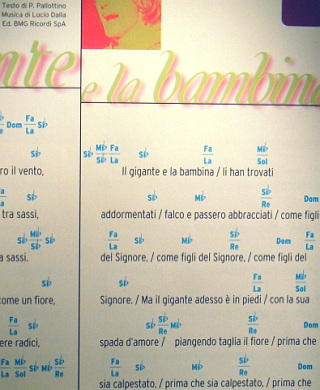 il gigante e la bambina