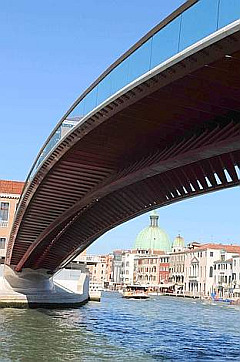 Il ponte disegnato 'col compiuters'